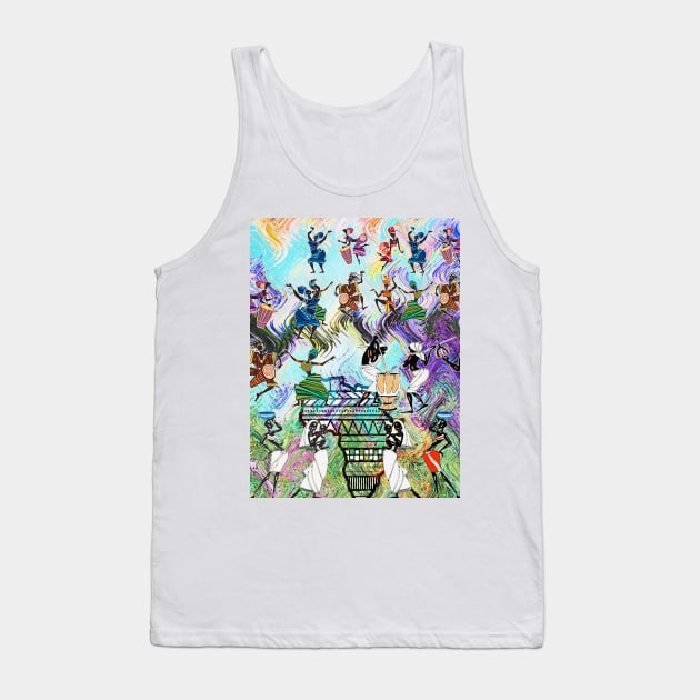 African Feast V1 Tank Top by walil designer